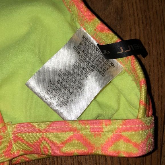 O’Neill Neon Aztec Triangle Bikini Top - Picture 5 of 5